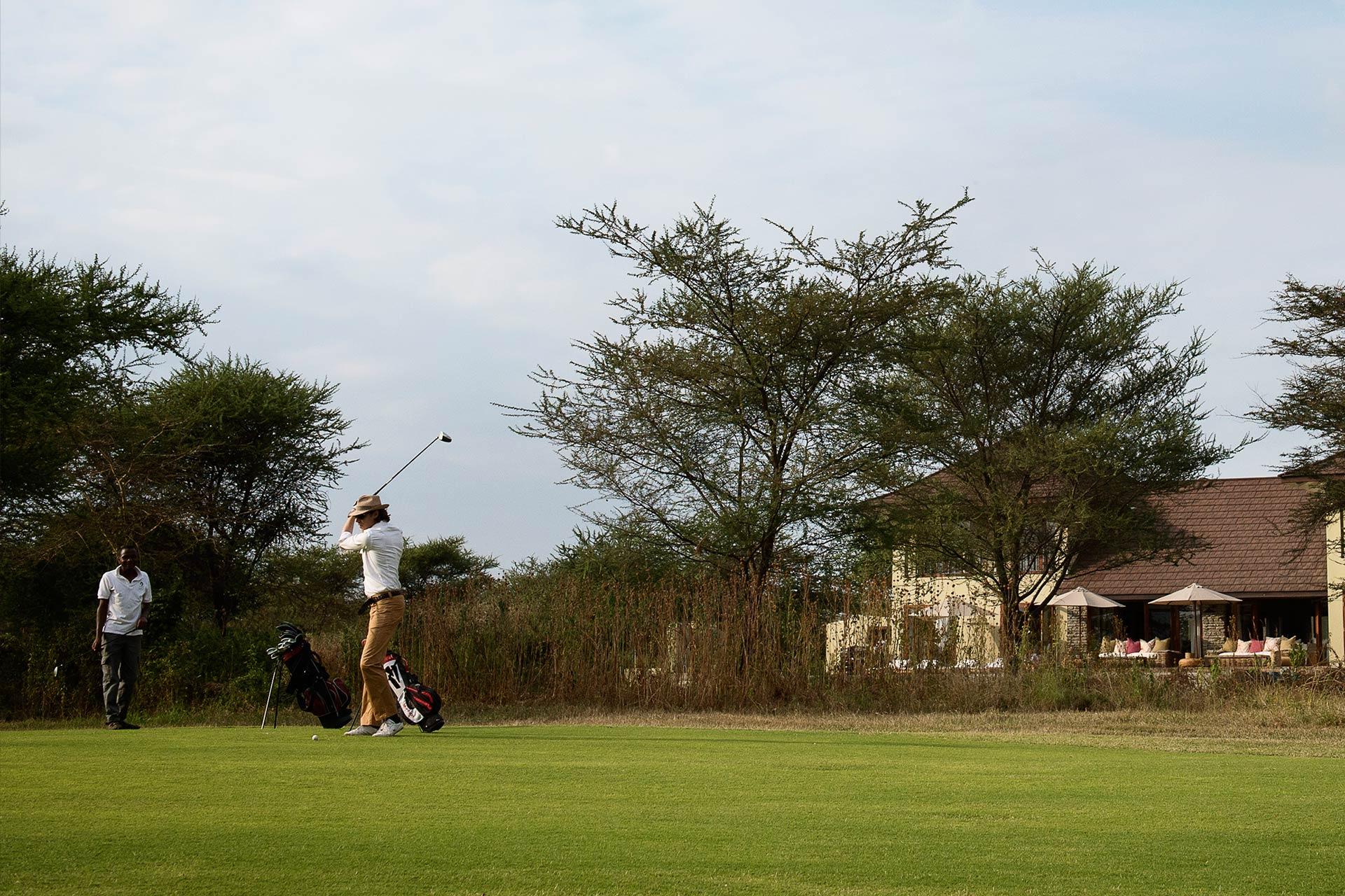 Play Golf at Kiligolf Kiligolf is one of the most beautiful courses in the world, designed by David Jones, it overlooks Mount Meru and Mount Kilimanjaro